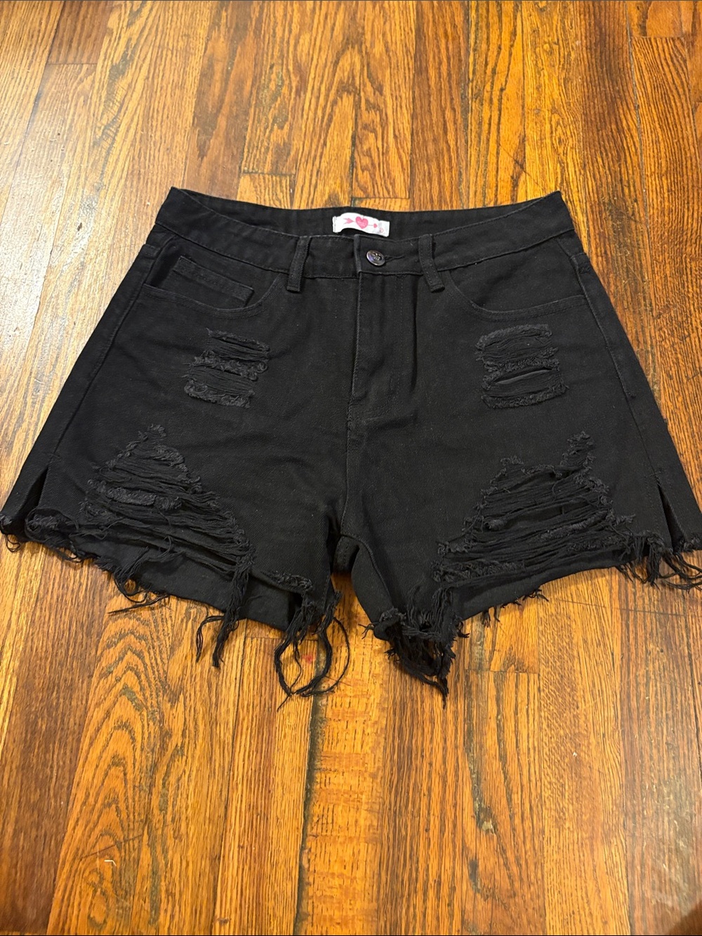 🎉Like New! Buddy Love Black Distressed Denim Cutoff Shorts